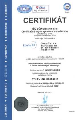STN EN ISO 14001 2016 